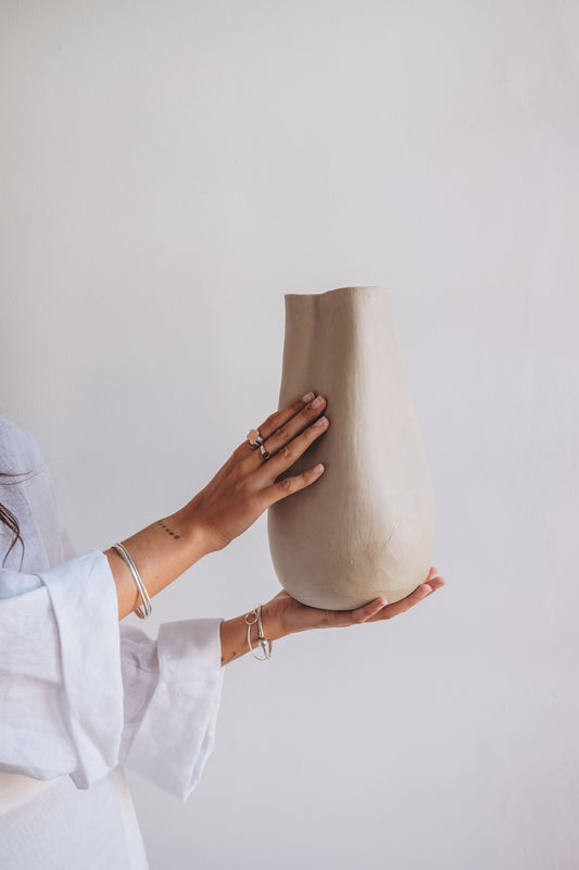 Ripple Vase in White