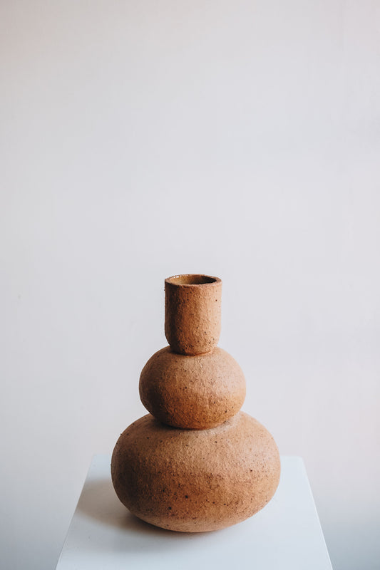 Macaroon 02 Vase in Terracotta