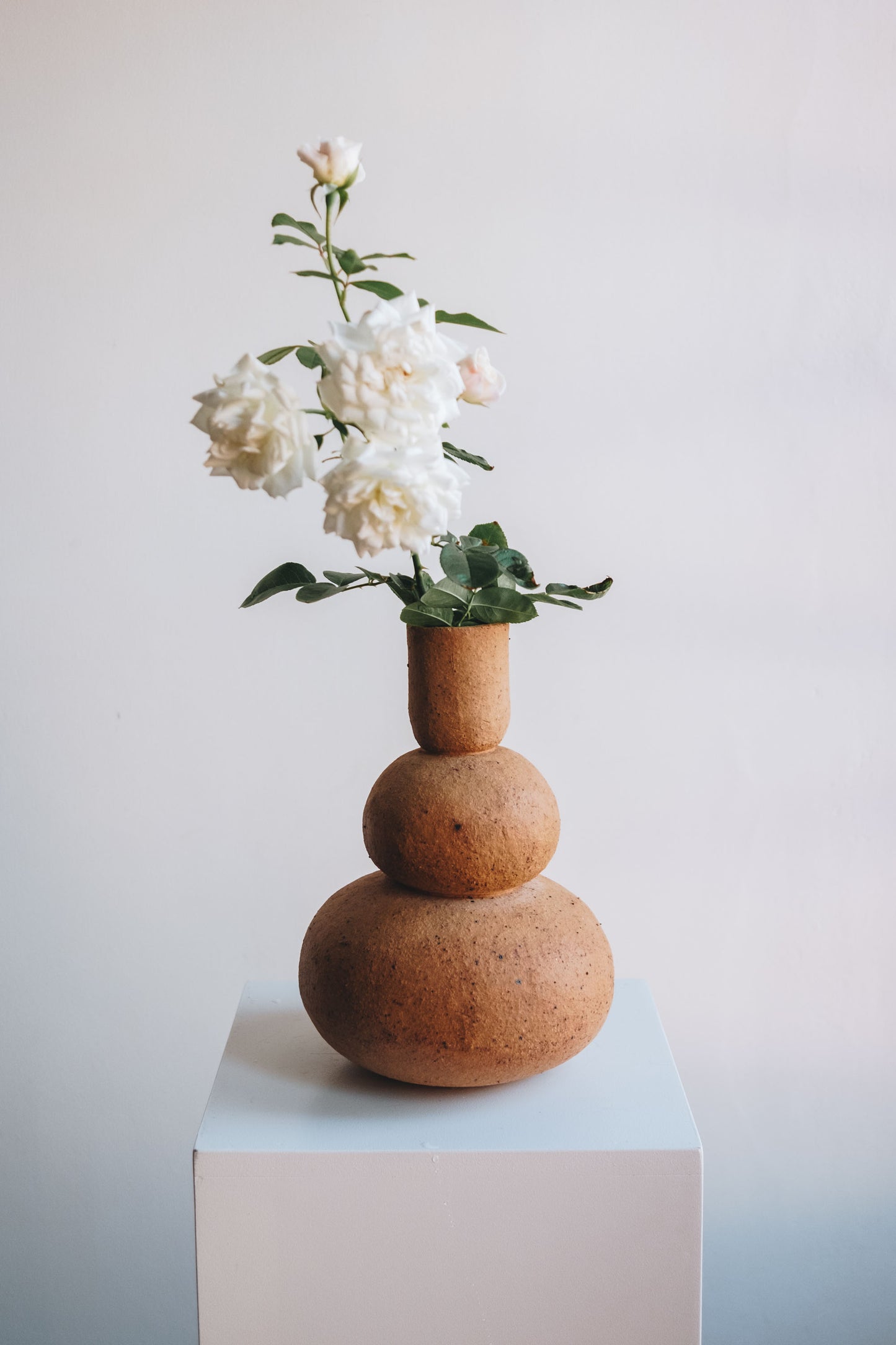 Macaroon 02 Vase in Terracotta